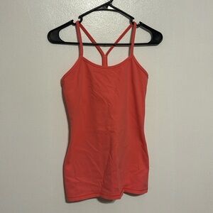 Lululemon Coral Power Y Tank Size 6